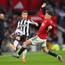 Kieran Trippier in action for Newcastle United against Manchester United. Trippier has recently revealed he was close to signing for the Red Devils in 2021.