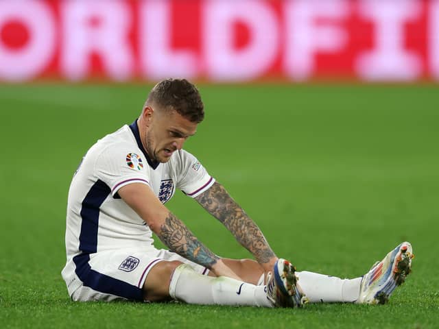 Kieran Trippier during England’s 1-0 win over Serbia. 