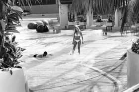 A Temple Park Leisure Centre scene from April 1979. 