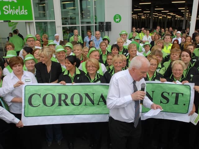 The opening of the new Asda store and Coronation Street star Katherine Kelly was there to help perform the honours. Are you in the picture with her?