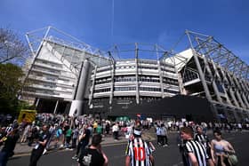 St James' Park, the home of Newcastle United