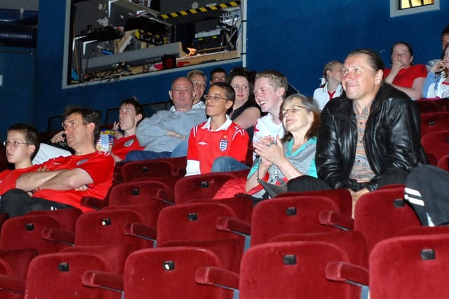 All eyes on the screen for England against Ecuador.