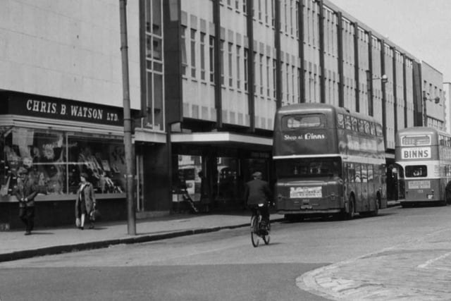 The North side Market shops in May 1969.