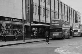 The North side Market shops in May 1969.