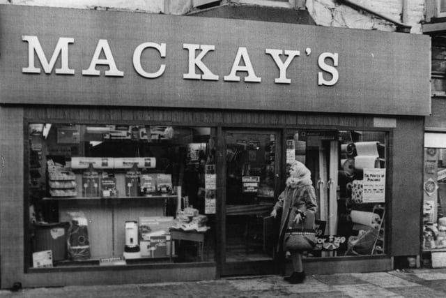 A view of Mackays DIY shop in Frederick Street. Did you like to visit this shop? 
