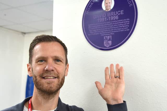 SAFC's David Bruce returning to Monkwearmouth Academy.