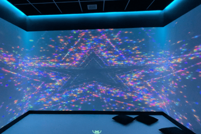 It has also helped pupils with sensory issues, with the room having the ability to add wind effects and smells.