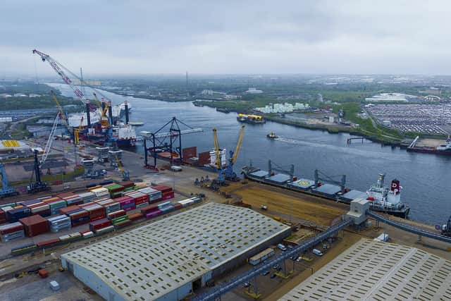 The Port of Tyne, in South Shields.