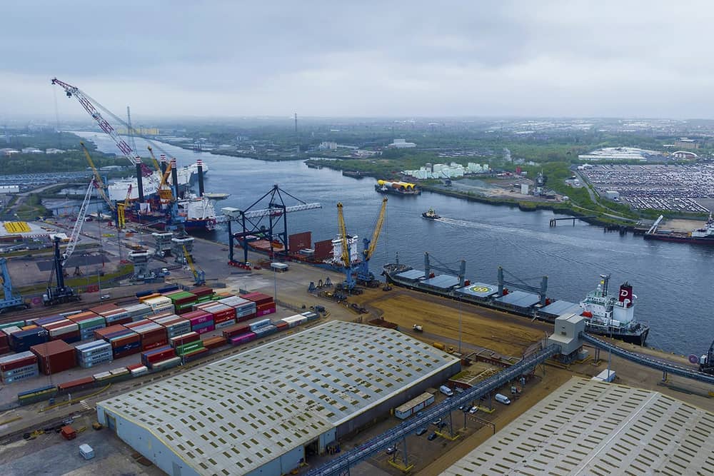 The Port of Tyne, in South Shields.