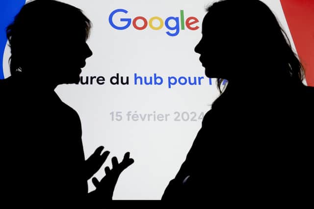 Google has released its annual environmental report. (Photo by ALAIN JOCARD/AFP via Getty Images)