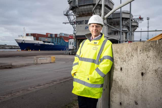 Matt Beeton, the CEO of the Port of Tyne.