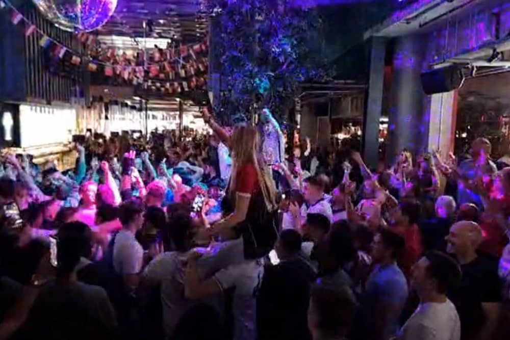 England Euro 2024: UK's biggest bar celebrates final penalty WIN!