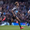 Rolando Aarons in action for Newcastle United. 
