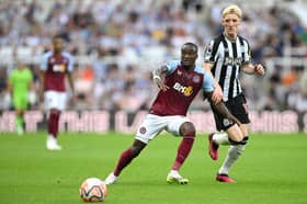 Aston Villa winger Moussa Diaby.