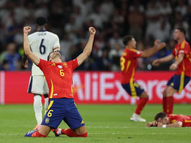 Former Newcastle United midfielder Mikel Merino helped Spain win Euro 2024. He's reportedly wanted by Arsenal this summer.