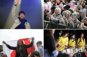 Crowds braved the rain to see Sigala at Bents Park, in South Shields.