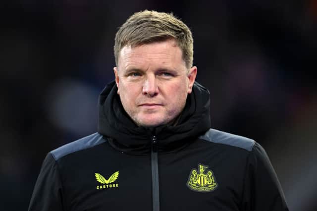 Newcastle United head coach Eddie Howe is on England's managerial shortlist. (Photo by Justin Setterfield/Getty Images)