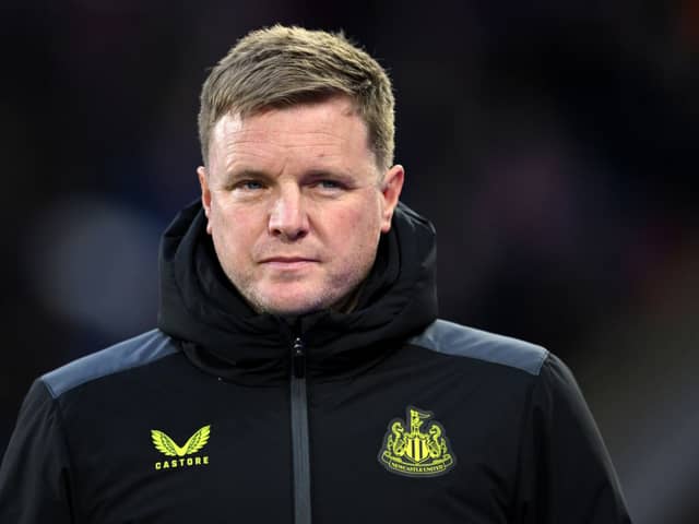 Newcastle United head coach Eddie Howe is on England's managerial shortlist. (Photo by Justin Setterfield/Getty Images)