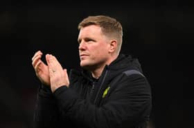 Newcastle United head coach Eddie Howe
