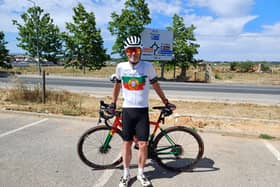 Paul Nixon is set to cycle from South Shields to southern Portugal to raise money for Tyneside Outdoors.