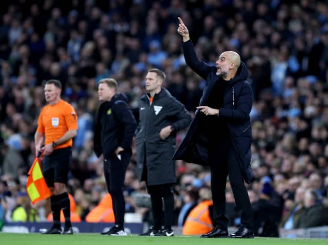 Manchester City manager Pep Guardiola