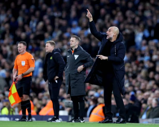 Manchester City manager Pep Guardiola