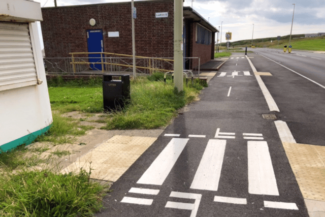 Linda has branded the layout of the new path as "ridiculous" and "unsafe" for pedestrians.