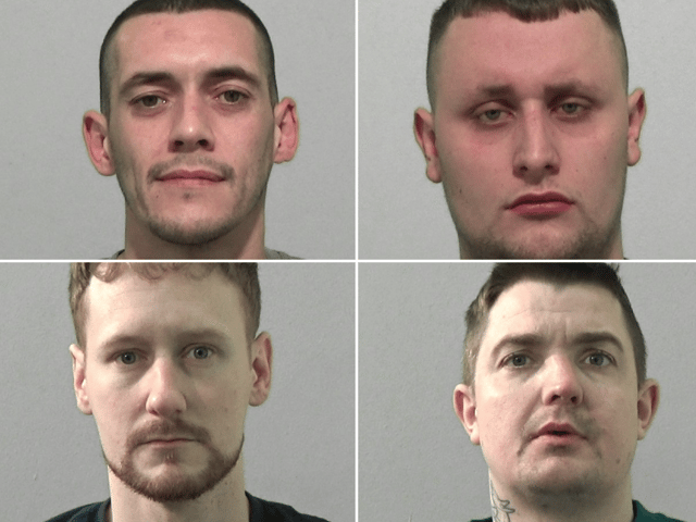 Top row: Jarrow men Youssef Wynne (left) and Josh Hawthorn.
Bottom row: Kenneth Fawcett and John Wandless.