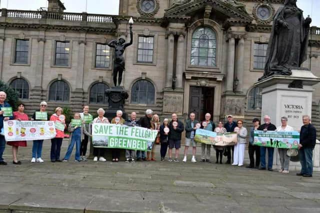 A petition to prevent houses being built on green belt land in Fellgate has been submitted to South Tyneside Council.