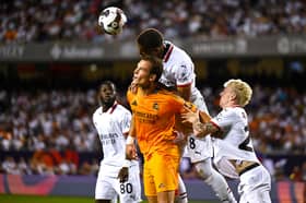 AC Milan defender Malick Thiaw in action against Real Madrid.