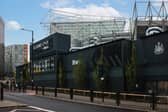 The New Stack site outside St James Park