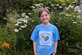 Isla Robertson, aged eight, is set to take on a seven-mile sponsored walk to raise money for the RVI's allergy clinic.