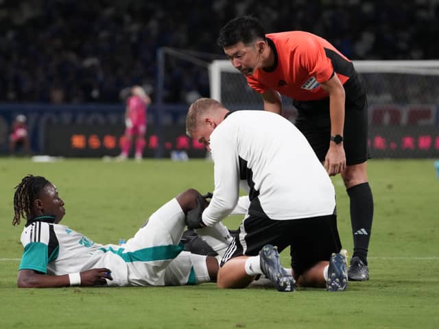 Newcastle United winger Trevan Sanusi is facing an extended spell on the sidelines. 