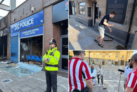 Members of the public have pulled together to clean up Sunderland following riots in the city centre.
