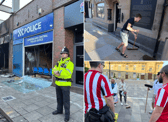 Members of the public have pulled together to clean up Sunderland following riots in the city centre.