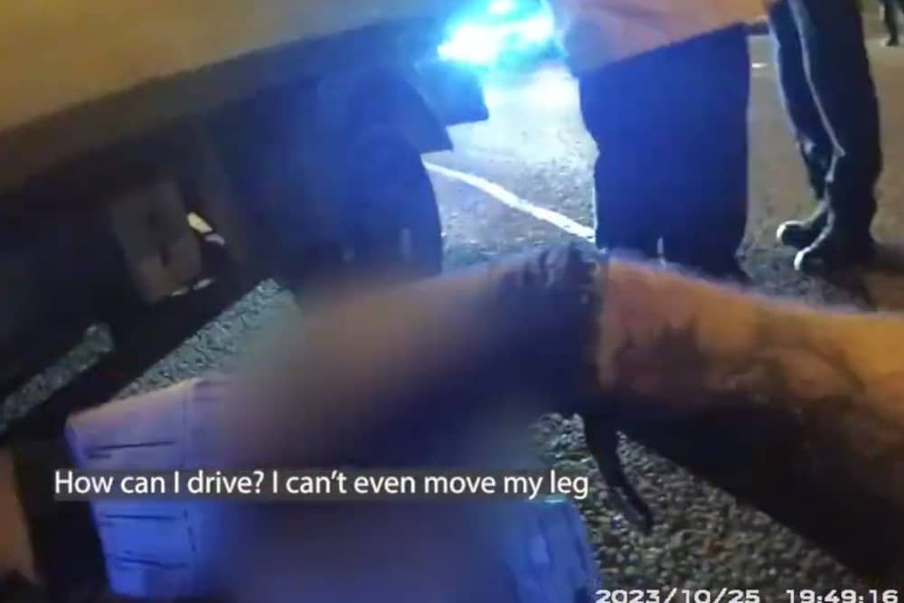 Dangerous driver's dim response after police chase