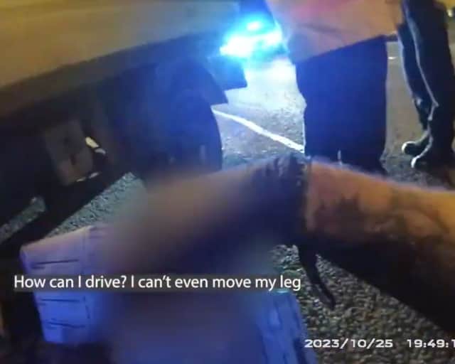 Dangerous driver's dim response after police chase