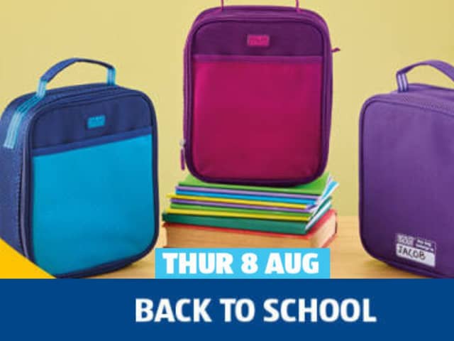 Your Back to School checklist with Aldi Specialbuys starting at 99p