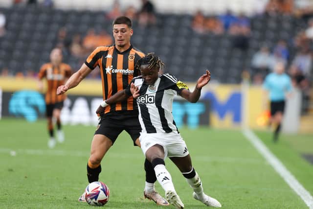 Trevan Sanusi impressed for Newcastle in pre-season. 