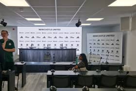 NUFC new media room. 