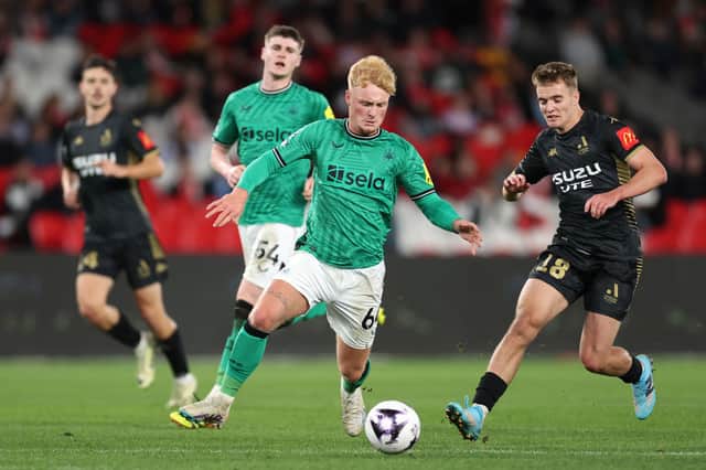 Newcastle United academy midfielder Ellis Stanton.