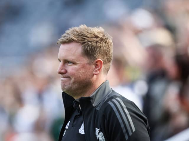 Newcastle United head coach Eddie Howe. 
