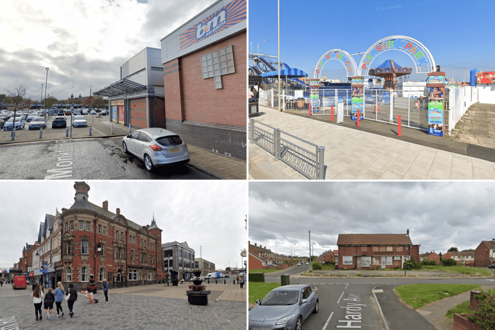 The most crime in South Tyneside was reported in and around these locations in June 2024.