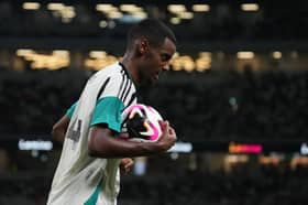 Newcastle United striker Alexander Isak. Isak scored 25 goals in all competitions last season, including 21 in the Premier League