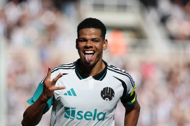 William Osula of Newcastle United during the Pre-Season Friendly between Newcastle United and Stade Brestois  at St James' Park