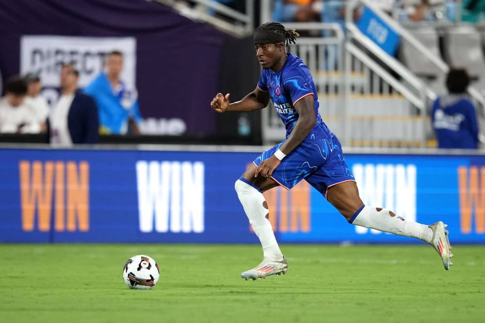 Chelsea's Noni Madueke. The winger has been linked with a move to Newcastle United this summer.
