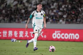 Newcastle United winger Miguel Almiron. Almiron is reportedly wanted by MLS club Charlotte FC