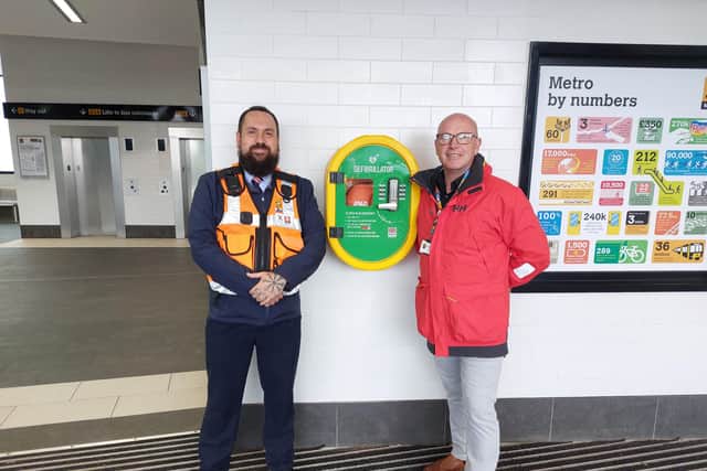 A defibrillator has been installed by Nexus at the South Shields Transport Interchange. The life-saving device has also been registered on the National Defibrillator Network.