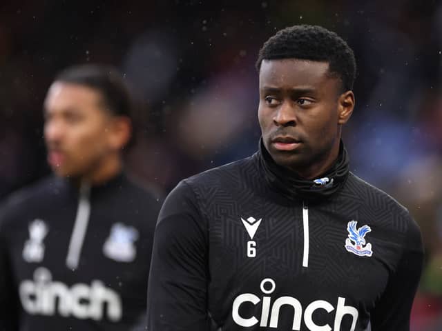 Crystal Palace defender Marc Guehi is wanted by Newcastle United. (Photo by Alex Pantling/Getty Images)