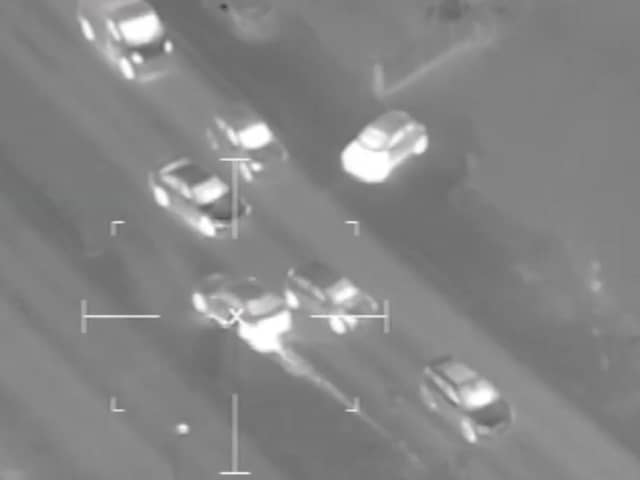 Burgling gangsters make dangerous getaway in BMW